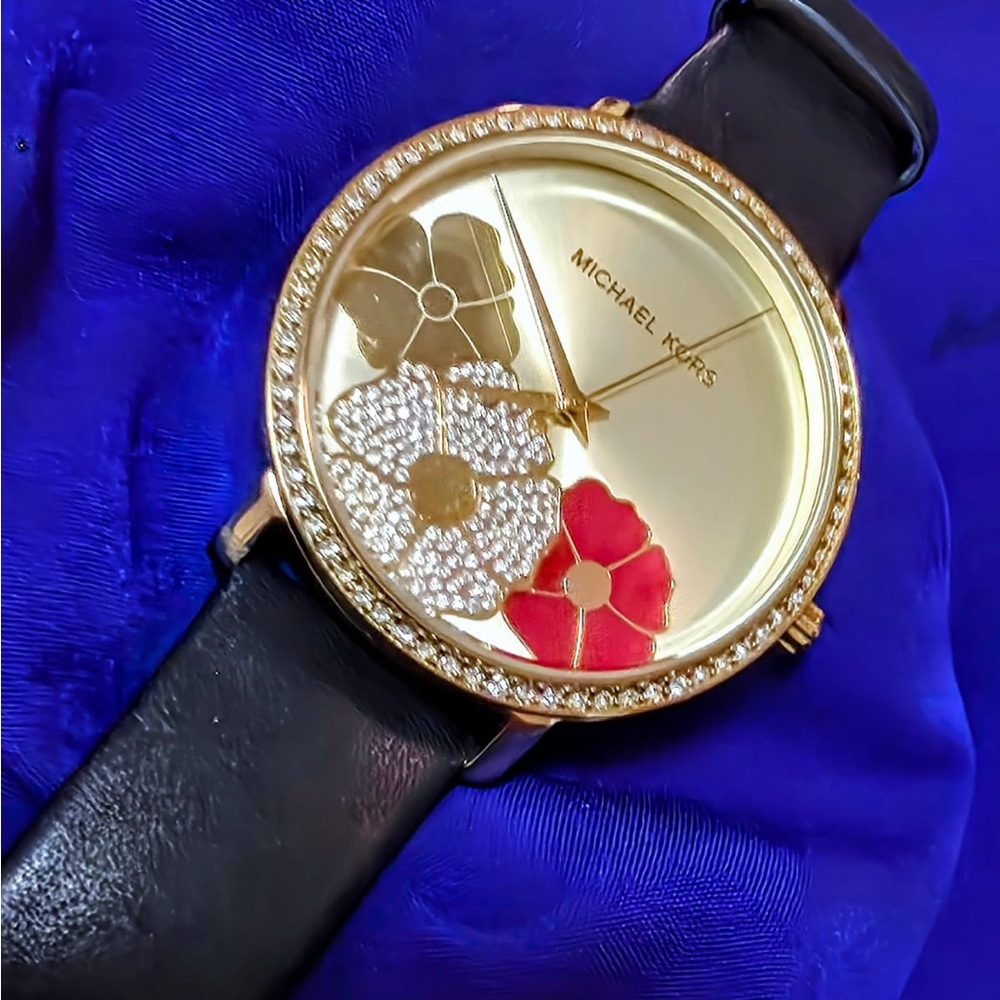 Michael Kors MK2726 Jaryn Flower Gold Tone Women's Watch 38mm